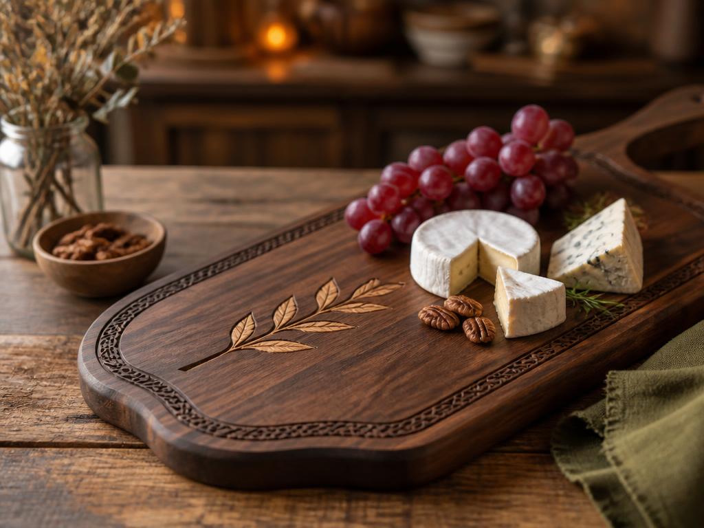 Walnut serving board